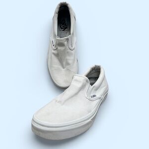 White Men's lug Vans Size 9